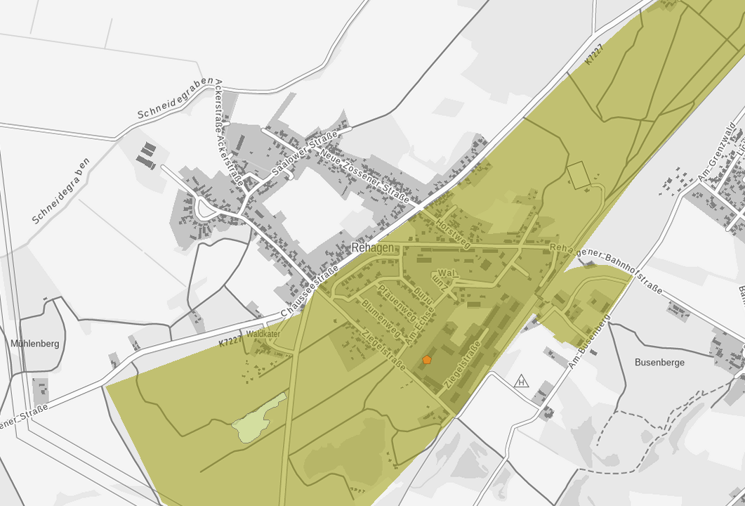 Rehagen Verdachtsflächen Stand Oktober 2025