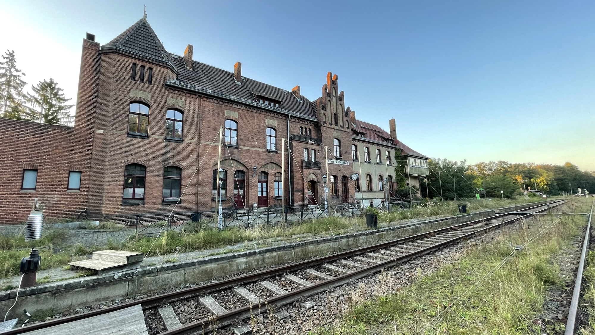 Bahnhof Rehagen, aufgenommen am 2. Oktober 2025